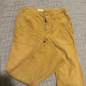 Women’s anthropologie mustard yellow pilcro pants